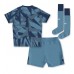 Aston Villa Dětské Alternativní dres komplet 2023-24 Krátký Rukáv (+ trenýrky)